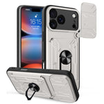 Custodia per telefono scorrevole Camshield TPU+PC con slot per schede, For iPhone 18 Pro, For iPhone 18 Pro Max, For iPhone 17e / 16e