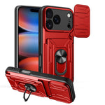 Custodia per telefono scorrevole Camshield TPU+PC con slot per schede, For iPhone 18 Pro, For iPhone 18 Pro Max, For iPhone 17e / 16e