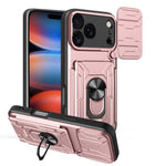 Custodia per telefono scorrevole Camshield TPU+PC con slot per schede, For iPhone 18 Pro, For iPhone 18 Pro Max, For iPhone 17e / 16e