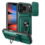 Custodia per telefono scorrevole Camshield TPU+PC con slot per schede, For iPhone 18 Pro, For iPhone 18 Pro Max, For iPhone 17e / 16e