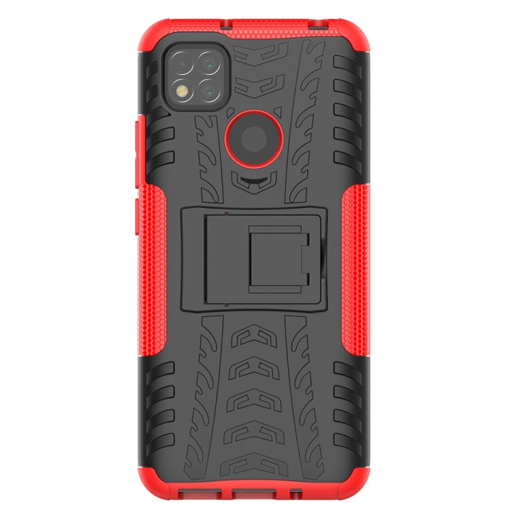 Custodia TPU antiurto con supporto per Xiaomi Redmi 9C