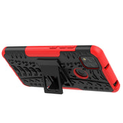 Tyre Texture TPU antiurto + Custodia protettiva per PC con supporto, For Xiaomi Redmi 9C, For OPPO Realme C15, For iPhone 12 mini, For Alcatel 3L (2020)