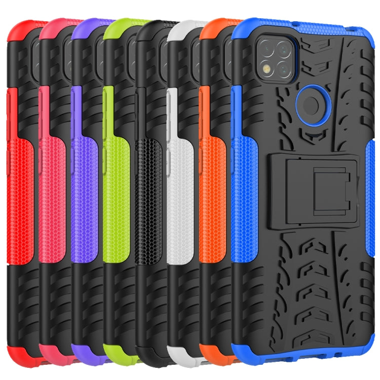 Custodia TPU antiurto con supporto per Xiaomi Redmi 9C