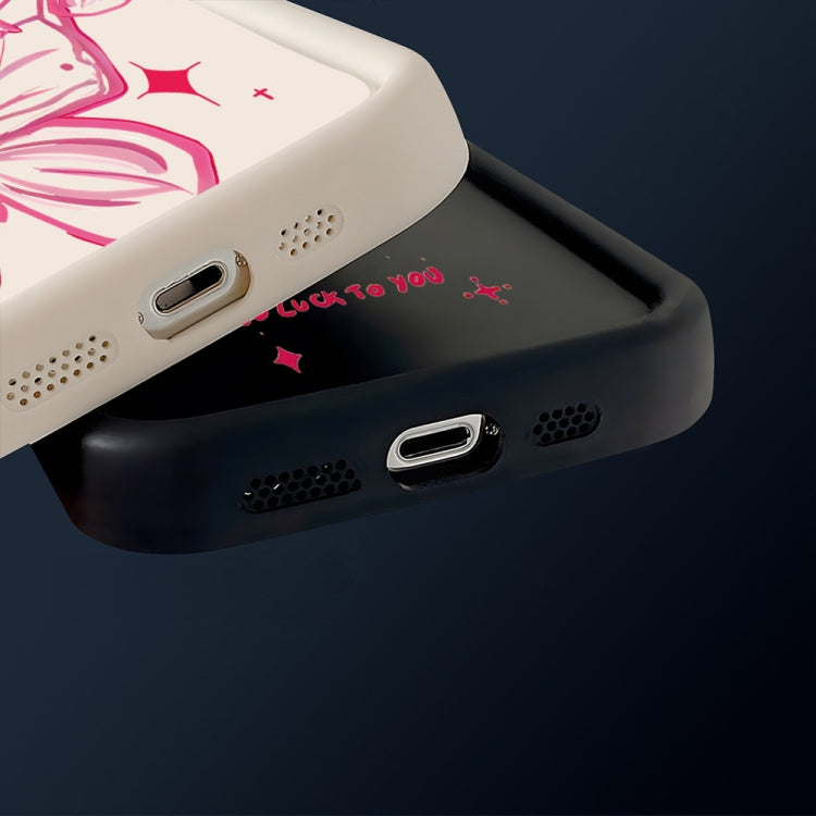 Custodia per telefono a copertura totale in TPU Diamond Sand, For iPhone 15 Plus, For iPhone 15