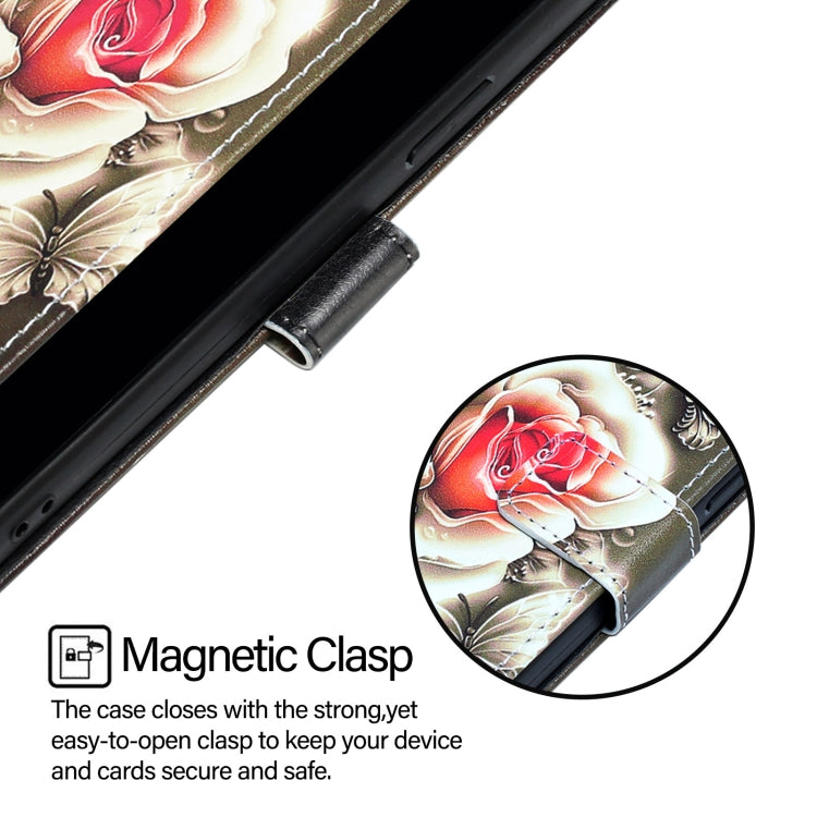 Custodia per telefono in pelle con motivo a trama semplice e disegno colorato, For Samsung Galaxy S24 FE 5G