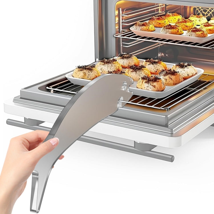 Griglia per forno a forma di pesce in acrilico, strumento per la cottura a spinta e trazione