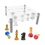 Supporto per stampi per scacchi quadrati senza stampo in silicone, YX125
