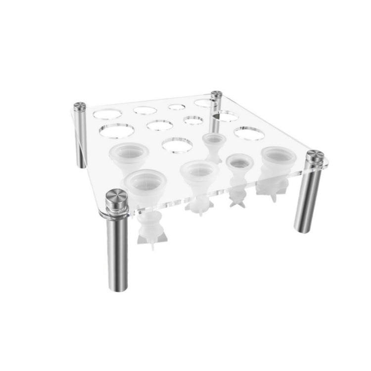 Supporto per stampi per scacchi quadrati senza stampo in silicone, YX125