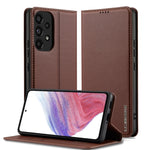 Custodia per telefono in PU con texture fine e satinata serie L1 LC.IMEEKE, For Samsung Galaxy A34 5G, For Samsung Galaxy A54 5G, For Samsung Galaxy A53 5G