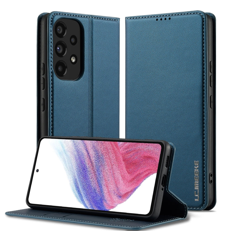 Custodia per telefono in PU con texture fine e satinata serie L1 LC.IMEEKE, For Samsung Galaxy A34 5G, For Samsung Galaxy A54 5G, For Samsung Galaxy A53 5G