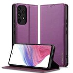 Custodia per telefono in PU con texture fine e satinata serie L1 LC.IMEEKE, For Samsung Galaxy A34 5G, For Samsung Galaxy A54 5G, For Samsung Galaxy A53 5G