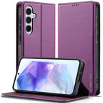 Custodia per telefono in PU con texture fine e satinata serie L1 LC.IMEEKE, For Samsung Galaxy A36 5G, For Samsung Galaxy A16 5G, For Samsung Galaxy A55 5G, For Samsung Galaxy A35 5G