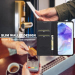 Custodia per telefono in PU con texture fine e satinata serie L1 LC.IMEEKE, For Samsung Galaxy A36 5G, For Samsung Galaxy A16 5G, For Samsung Galaxy A55 5G, For Samsung Galaxy A35 5G