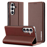Custodia per telefono in PU con texture fine e satinata serie L1 LC.IMEEKE, For Galaxy A18 5G/A18 4G, For Samsung Galaxy A57 5G, For Samsung Galaxy A37 5G, For Samsung Galaxy A56 5G