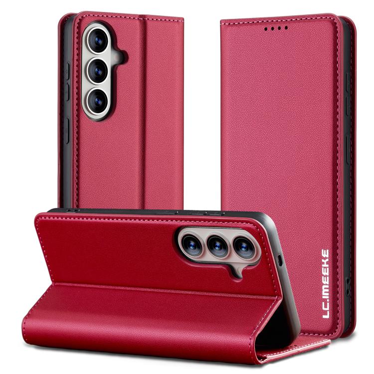 Custodia per telefono in PU con texture fine e satinata serie L1 LC.IMEEKE, For Galaxy A18 5G/A18 4G, For Samsung Galaxy A57 5G, For Samsung Galaxy A37 5G, For Samsung Galaxy A56 5G