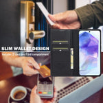 Custodia per telefono in PU con texture fine e satinata serie L1 LC.IMEEKE, For Galaxy A18 5G/A18 4G, For Samsung Galaxy A57 5G, For Samsung Galaxy A37 5G, For Samsung Galaxy A56 5G
