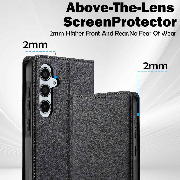 Custodia per telefono in PU con texture fine e satinata serie L1 LC.IMEEKE, For Galaxy A18 5G/A18 4G, For Samsung Galaxy A57 5G, For Samsung Galaxy A37 5G, For Samsung Galaxy A56 5G