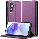 Custodia per telefono in PU con texture fine e satinata serie L1 LC.IMEEKE, For Galaxy A18 5G/A18 4G, For Samsung Galaxy A57 5G, For Samsung Galaxy A37 5G, For Samsung Galaxy A56 5G