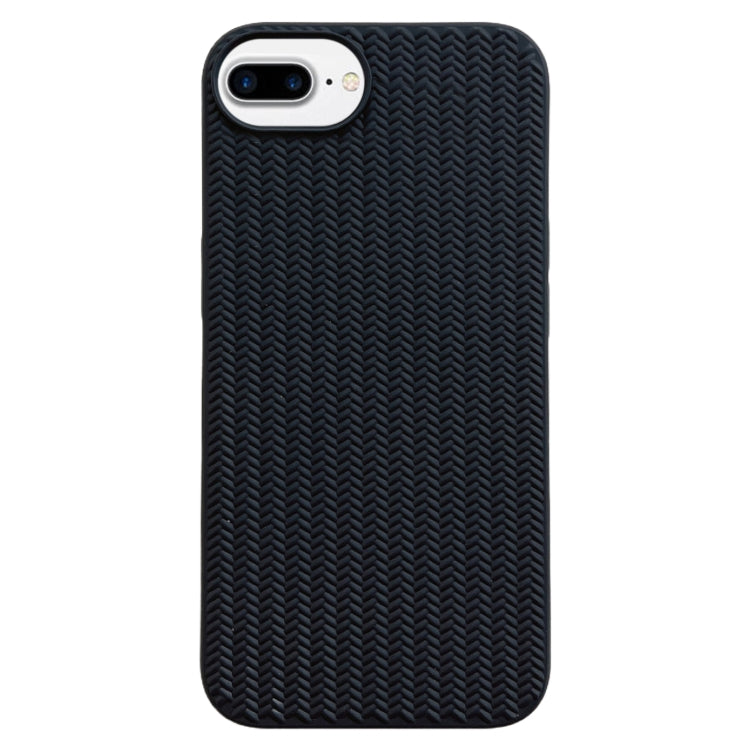 Custodia per telefono in TPU con trama intrecciata, For iPhone 11, For iPhone 11 Pro, For iPhone XS / X, For iPhone XR, For iPhone XS Max, For iPhone 8 Plus / 7 Plus