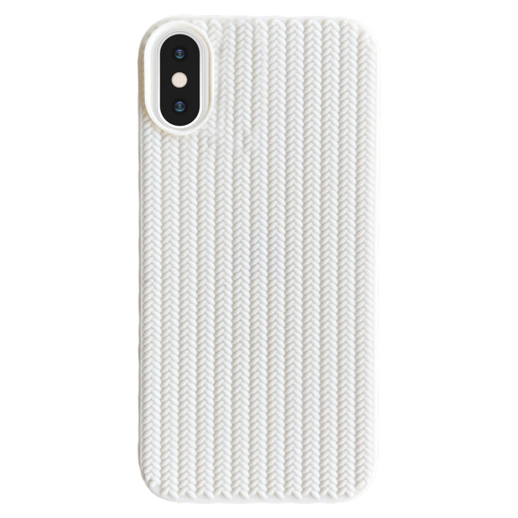 Custodia per telefono in TPU con trama intrecciata, For iPhone 11, For iPhone 11 Pro, For iPhone XS / X, For iPhone XR, For iPhone XS Max, For iPhone 8 Plus / 7 Plus