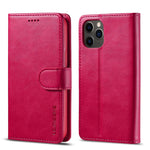 Custodia portafoglio in pelle LC.IMEEKE per smartphone compatibil