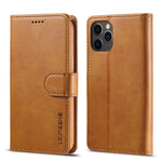 Custodia portafoglio in pelle LC.IMEEKE per smartphone compatibil