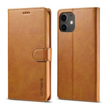 Custodia portafoglio in pelle LC.IMEEKE per smartphone compatibil