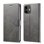 Custodia portafoglio in pelle LC.IMEEKE per smartphone compatibil