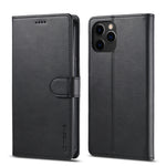 Custodia portafoglio in pelle LC.IMEEKE per smartphone compatibil