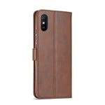 Custodia portafoglio in pelle LC.IMEEKE per smartphone compatibil