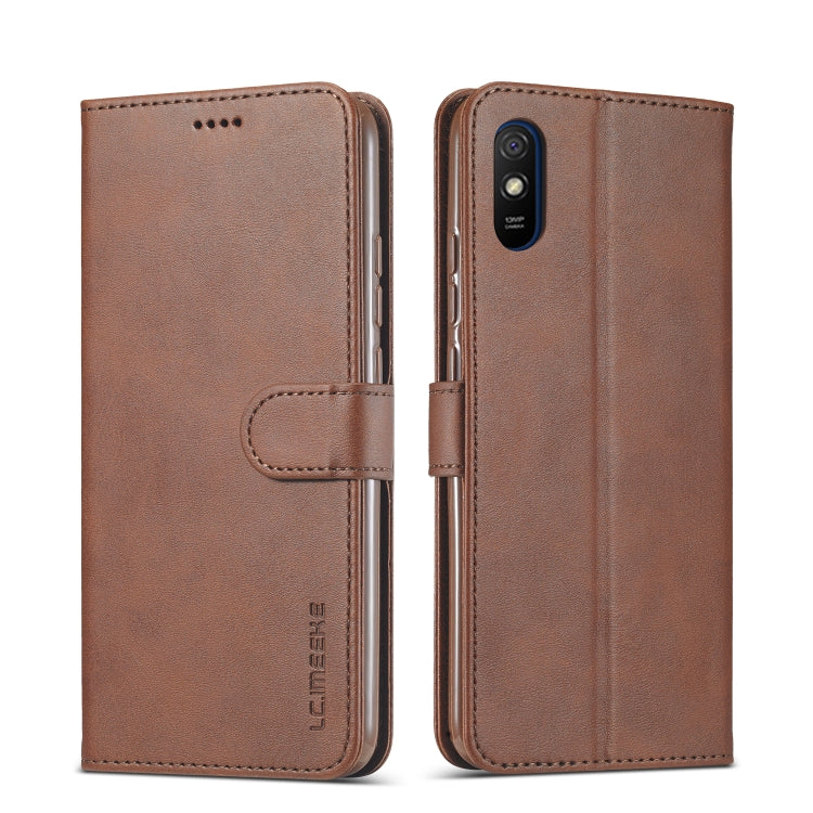 Custodia portafoglio in pelle LC.IMEEKE per smartphone compatibil