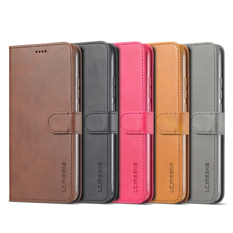 Custodia portafoglio in pelle LC.IMEEKE per smartphone compatibil
