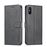 Custodia portafoglio in pelle LC.IMEEKE per smartphone compatibil