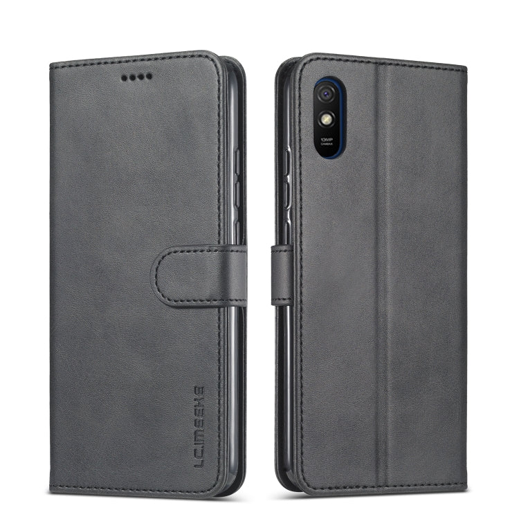Custodia portafoglio in pelle LC.IMEEKE per smartphone compatibil