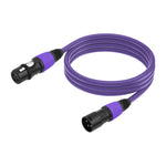 Cavo audio XLR 3 pin maschio-femmina 1m, 1.8m, 3m