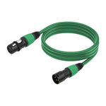 Cavo audio XLR 3 pin maschio-femmina 1m, 1.8m, 3m