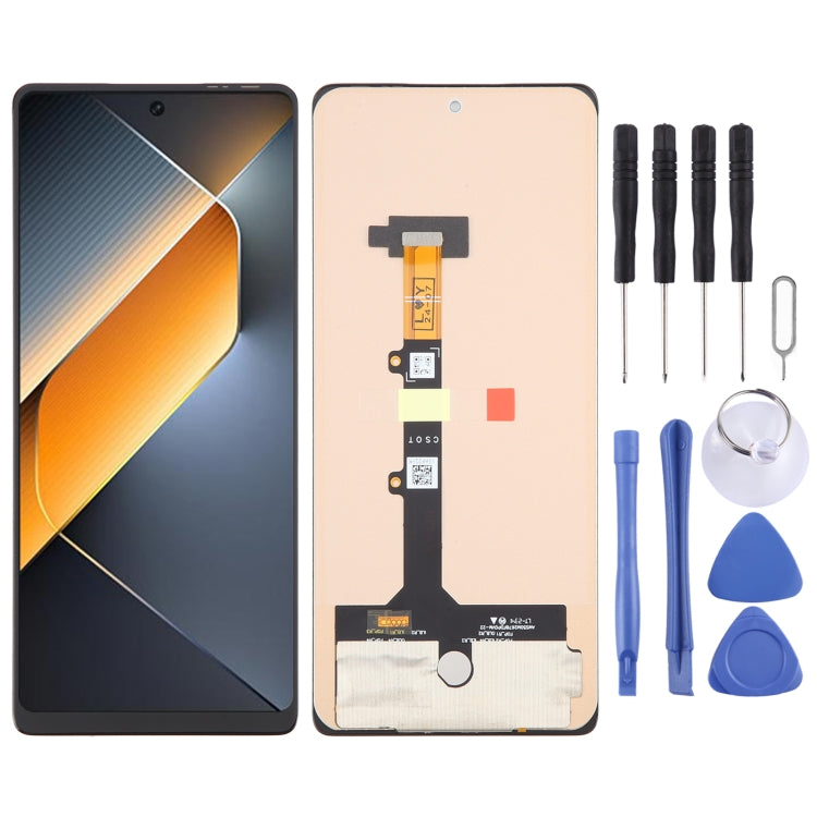 OEM LCD Screen with Full Digitizer, Not Support Fingerprint Identification, For Tecno Pova 6, For Tecno Camon 30 Pro, For Tecno Camon 30 5G, For Tecno Camon 30 4G, For Tecno Pova 6 Pro LI9