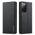 Custodia per telefono in PU con texture fine e satinata serie L1 LC.IMEEKE, For Samsung Galaxy S20 FE, For Samsung Galaxy S22 Ultra 5G, For Samsung Galaxy S22+ 5G, For Samsung Galaxy S22 5G