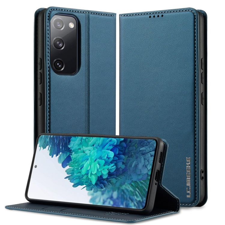 Custodia per telefono in PU con texture fine e satinata serie L1 LC.IMEEKE, For Samsung Galaxy S20 FE, For Samsung Galaxy S22 Ultra 5G, For Samsung Galaxy S22+ 5G, For Samsung Galaxy S22 5G