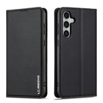 Custodia per telefono in PU con texture fine e satinata serie L1 LC.IMEEKE, For Samsung Galaxy S23 FE 5G, For Samsung Galaxy S23 Ultra 5G, For Samsung Galaxy S23+ 5G, For Samsung Galaxy S23 5G