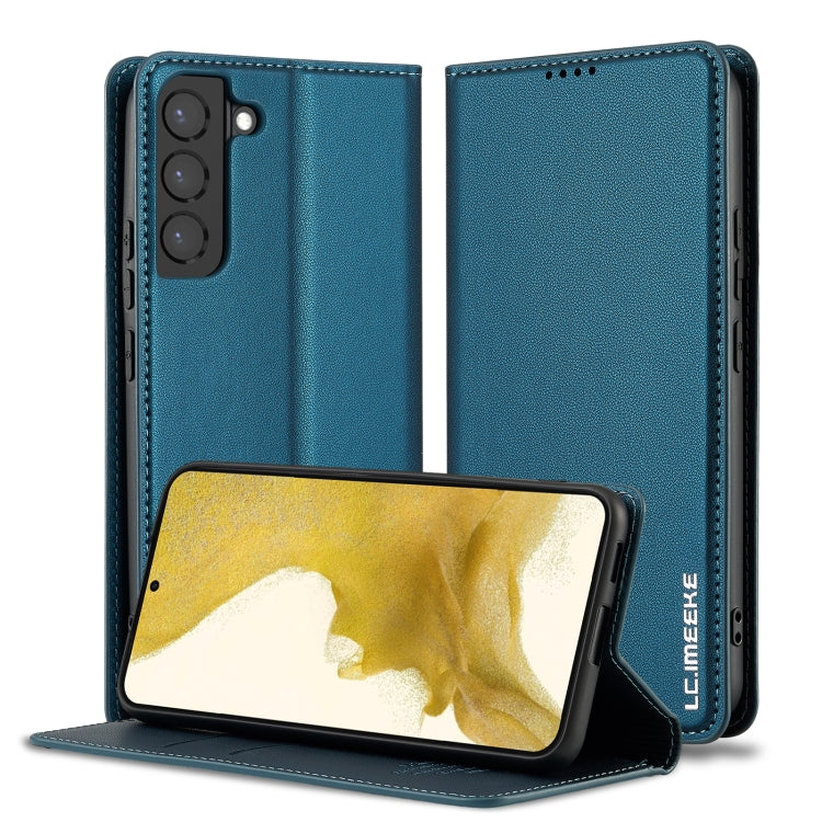 Custodia per telefono in PU con texture fine e satinata serie L1 LC.IMEEKE, For Samsung Galaxy S21 5G, For Samsung Galaxy S21+ 5G, For Samsung Galaxy S21 Ultra 5G