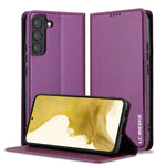 Custodia per telefono in PU con texture fine e satinata serie L1 LC.IMEEKE, For Samsung Galaxy S21 5G, For Samsung Galaxy S21+ 5G, For Samsung Galaxy S21 Ultra 5G