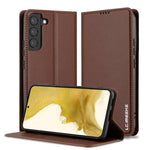 Custodia per telefono in PU con texture fine e satinata serie L1 LC.IMEEKE, For Samsung Galaxy S21 5G, For Samsung Galaxy S21+ 5G, For Samsung Galaxy S21 Ultra 5G