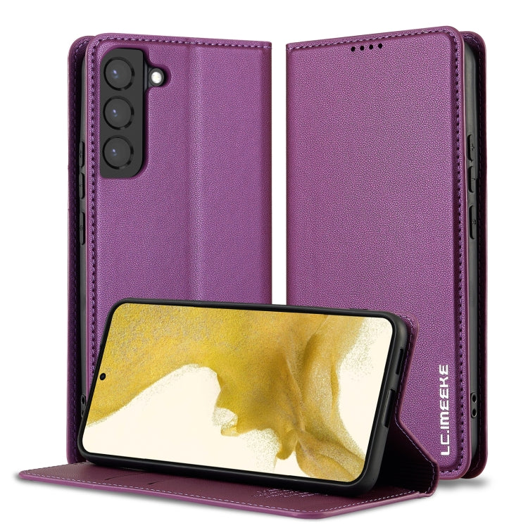 Custodia per telefono in PU con texture fine e satinata serie L1 LC.IMEEKE, For Samsung Galaxy S20 FE, For Samsung Galaxy S22 Ultra 5G, For Samsung Galaxy S22+ 5G, For Samsung Galaxy S22 5G