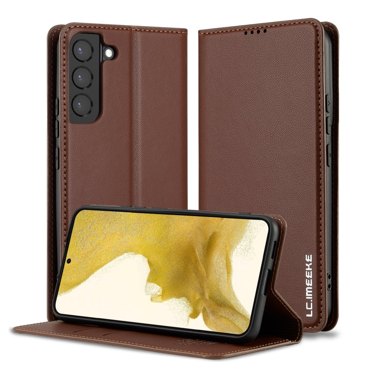 Custodia per telefono in PU con texture fine e satinata serie L1 LC.IMEEKE, For Samsung Galaxy S20 FE, For Samsung Galaxy S22 Ultra 5G, For Samsung Galaxy S22+ 5G, For Samsung Galaxy S22 5G