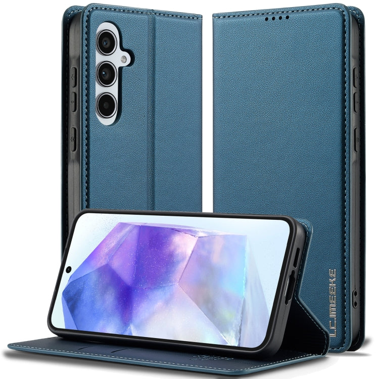 Custodia per telefono in PU con texture fine e satinata serie L1 LC.IMEEKE, For Samsung Galaxy S25 Edge 5G, For Samsung Galaxy S25 5G, For Samsung Galaxy S25+ 5G, For Samsung Galaxy S25 Ultra 5G