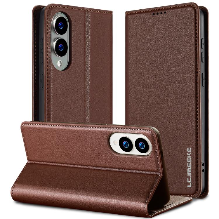 Custodia per telefono in PU con texture fine e satinata serie L1 LC.IMEEKE, For Samsung Galaxy S25 Edge 5G, For Samsung Galaxy S25 5G, For Samsung Galaxy S25+ 5G, For Samsung Galaxy S25 Ultra 5G