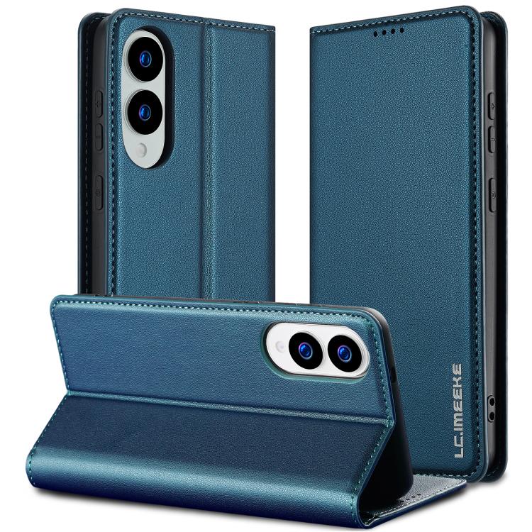 Custodia per telefono in PU con texture fine e satinata serie L1 LC.IMEEKE, For Samsung Galaxy S25 Edge 5G, For Samsung Galaxy S25 5G, For Samsung Galaxy S25+ 5G, For Samsung Galaxy S25 Ultra 5G