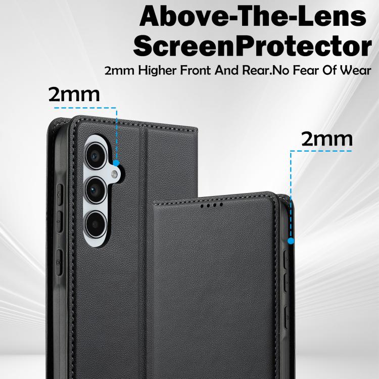 Custodia per telefono in PU con texture fine e satinata serie L1 LC.IMEEKE, For Galaxy S26 FE 5G, For Samsung Galaxy S26+ 5G, For Samsung Galaxy S26 Ultra 5G, For Samsung Galaxy S26 5G