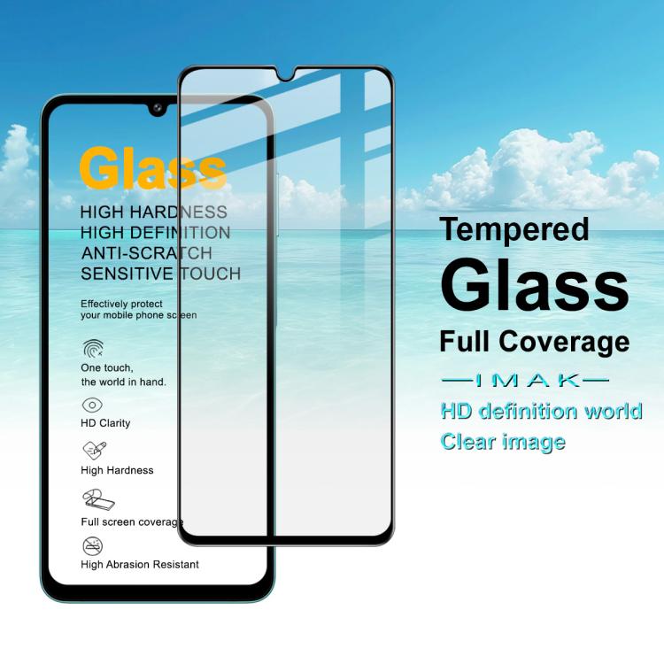 Pellicola in vetro temperato per schermo intero con durezza superficiale 9H imak Pro+ Series, For Galaxy M17e 5G, For Samsung Galaxy M35, For Samsung Galaxy M14 4G